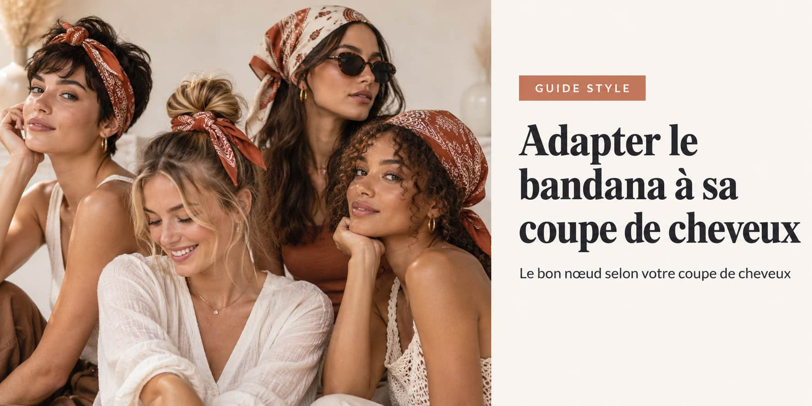 Adapter le bandana à sa coupe de cheveux