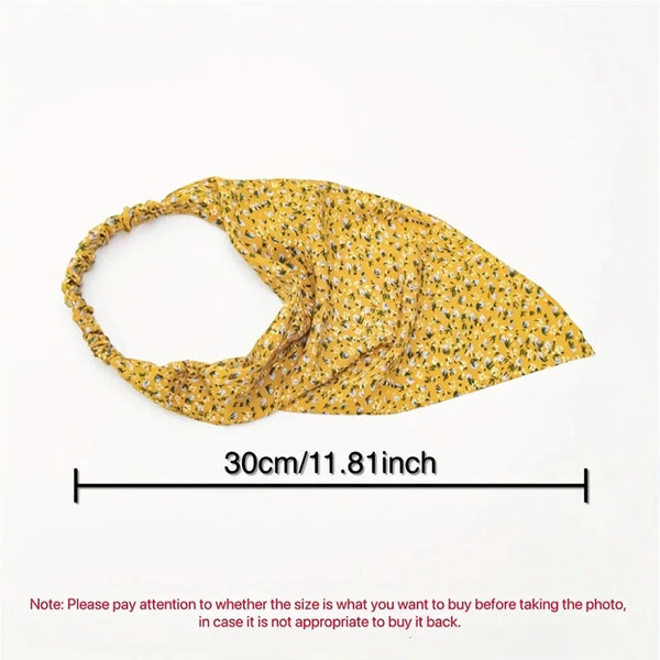 Foulard de cheveux à fleurs - Fleuron