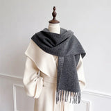 Echarpe Femme en polyester couleur unie classique
