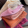 Echarpe Femme en polyester couleur unie classique