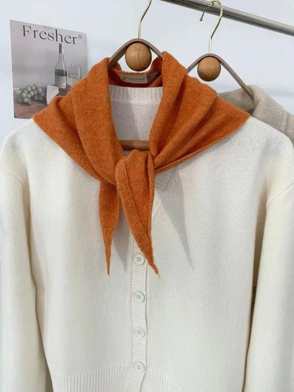 Foulards en coton uni