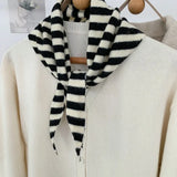 Foulard en coton rayés