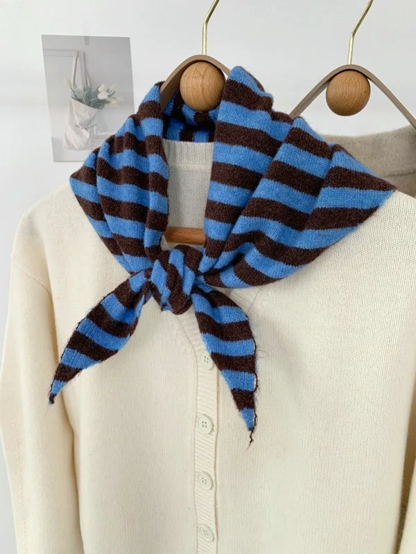 Foulard en coton rayés