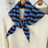 Foulard en coton rayés