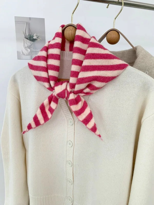 Foulard en coton rayés