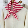 Foulard en coton rayés