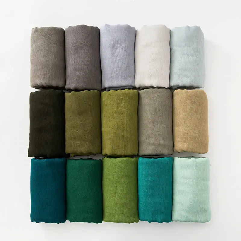 Foulard hijab uni en coton
