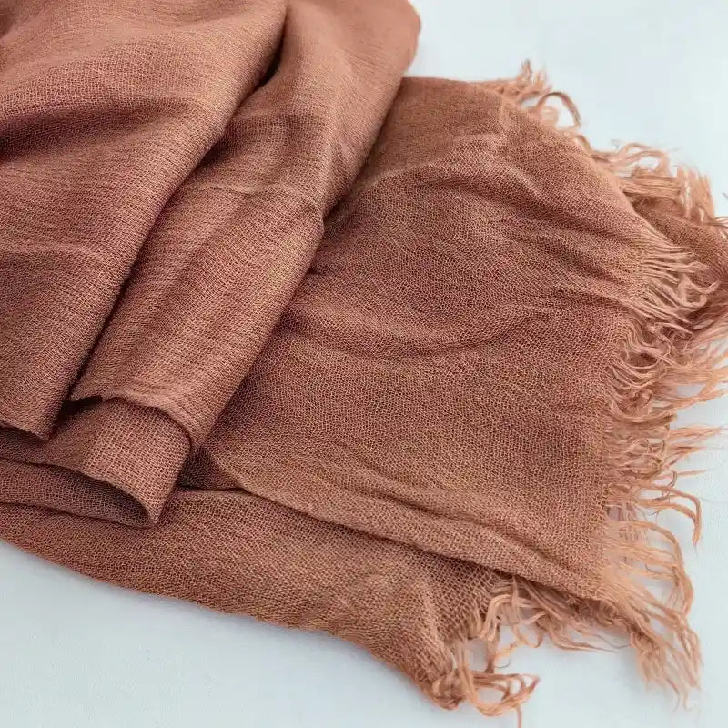 Foulard hijab uni en coton