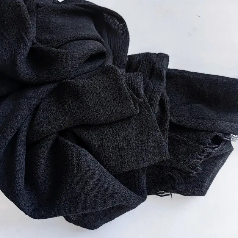 Foulard hijab uni en coton