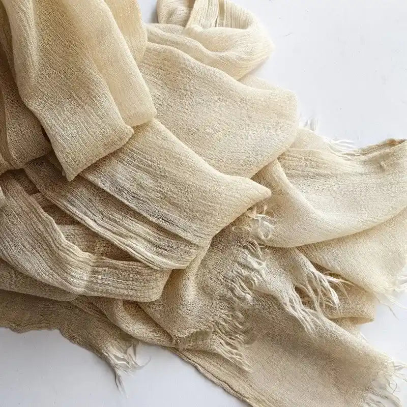 Foulard hijab uni en coton