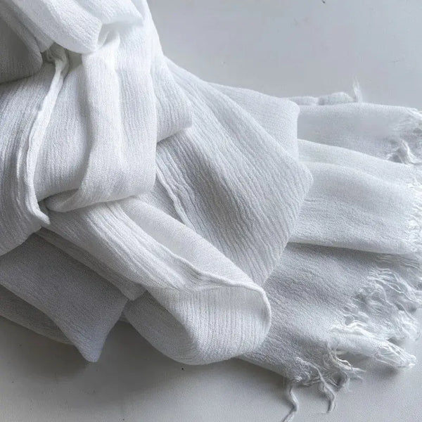 Foulard hijab uni en coton